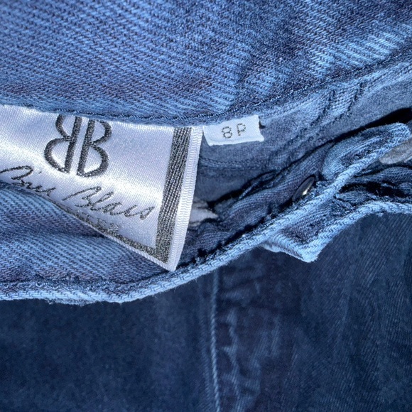 Vintage Bill Blass 1980s 100% Denim Blue Jeans - Picture 2 of 6